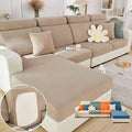 Soothing Home Sofa Covers, Sofa Hero Covers, Wear-Resistant Universal Couch Covers Washable Stretch Sectional Couch Cushion Covers (Coffee,Pillow Cover)