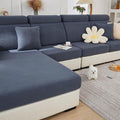 Sofa Covers Couch Covers for Sofa Pet Friendly Couch Cushion Covers Universal Sofa Covers Washable Stretch Slipcovers for Sectional Sofa (Texture Metal Gray, 2 Seats + Chaise Cover)