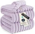 Bedsure GentleSoft Lavender Fog California King Size Blanket for Bed - Cozy Soft Blankets for Women, Cute Small Fleece Throws for Girls, Birthday Gifts for Women, 102x96 Inches