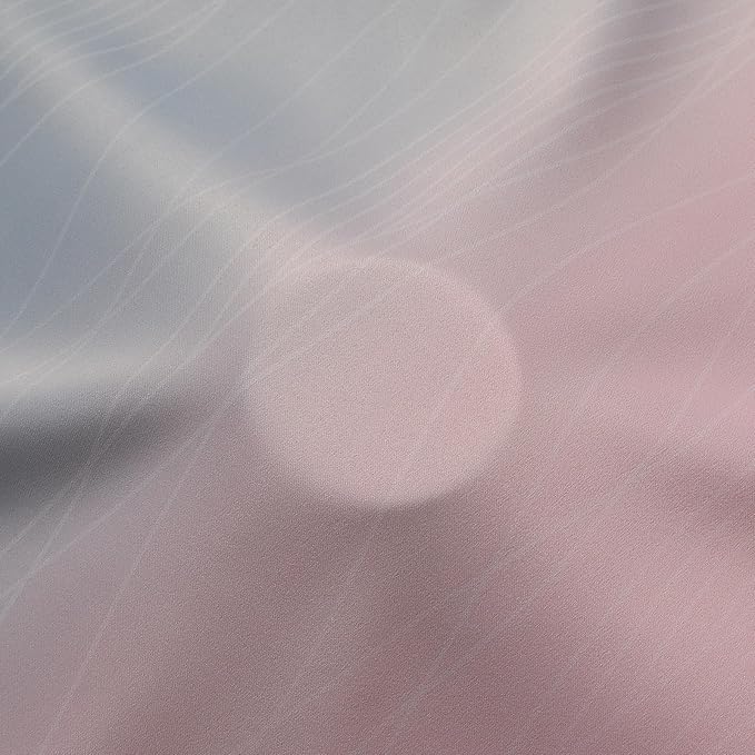 Estelar Textiler Pink and Grey Blackout Curtains 108 Inches Long, Thermal Insulated Drapes for Bedroom, Full Light Blocking Energy Saving Long Curtains for Living Room, 52Wx108L, 2 Panels