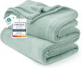 Bedsure GentleSoft Sage Green Fleece Throw Blanket - 300GSM Soft Lightweight Plush Cozy Blankets for Bed, Sofa, Couch, Travel, Camping
