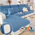 Soothing Home Sofa Covers, Sofa Hero Covers, Wear-Resistant Universal Couch Covers Washable Stretch Sectional Couch Cushion Covers (Blue,Large Single Seat Cover)