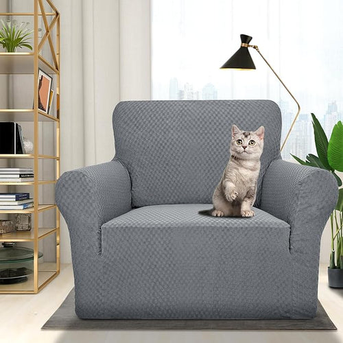1 Piece Jacquard Chair Slipcovers for Living Room High Stretch Chair