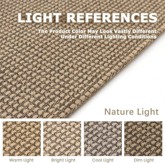 KOZYFLY Extra Long Runners for Hallways 2.6x14 ft Washable Kitchen Runner Non Slip Rubber Backed Hallway Rug Cotton Entryway Runner Rug Floor Carpet for Indoor Hall, Kitchen, Stair, Tan/Orange/Brown