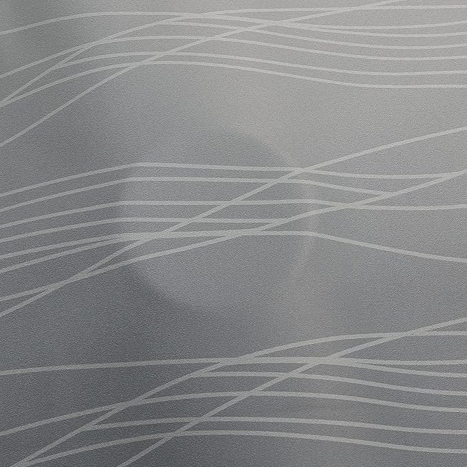 Estelar Textiler Full Room Darkening Greyish White and Grey Blackout Curtains 84 Inch Length 2 Panels Set, Ombre Thermal Insulated Full Light Blocking Grommet Gray Blackout Drapes for Bedroom, 42Wx84L
