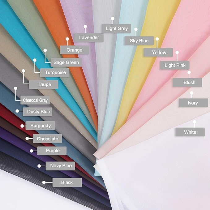 Chyhomenyc Lilac Sheer Curtains 78 Inches Long 2 Panels Set for Living Room, Light Filtering Voile Lightweight Bedroom Curtains, Rod Pocket Solid Window Treatment Drapes, Each 42W x 78L